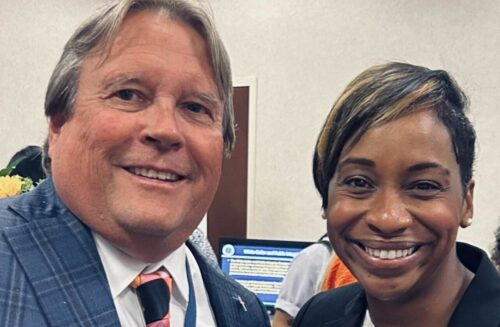 D.A. Shugrue attends the Attorney General open house in Springfield