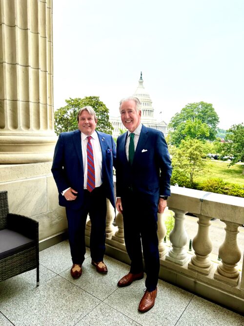 District Attorney, Timothy J. Shugrue with United States Congressman, Richard Neal at the Capitol in Washington D.C.