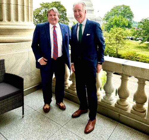 District Attorney, Timothy J. Shugrue with United States Congressman, Richard Neal at the Capitol in Washington D.C.