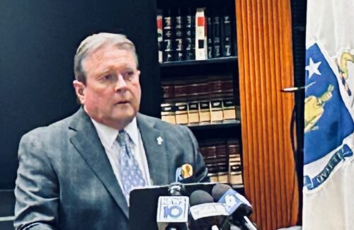 District Attorney Shugrue Held a Press Conference on Electronic Recording or Surveillance of Nude or Partially Nude Persons